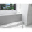 Elegant 3260 Niklaus 60" Right Faucet Bathtub, Glossy White