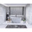 Elegant Kitchen/Bath Ethen 59" Bathtub, Glossy White