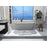Elegant Kitchen/Bath Ethen 67" Bathtub, Glossy White