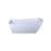Elegant Kitchen/Bath Brock 72" Bathtub, Glossy White