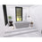 Elegant Kitchen/Bath Turner 67" Bathtub, Glossy White