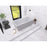 Elegant Kitchen/Bath Turner 67" Bathtub, Glossy White