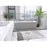 Elegant Kitchen/Bath Turner 72" Bathtub, Glossy White