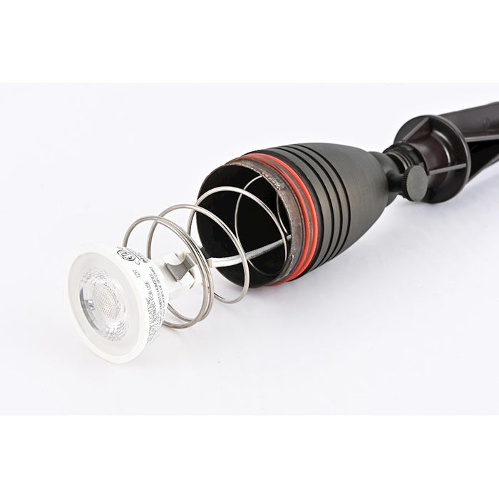 Elitco Lighting Aera Outdoor 12V Cast Brass Spot Light 3x8.5, BZ/SP