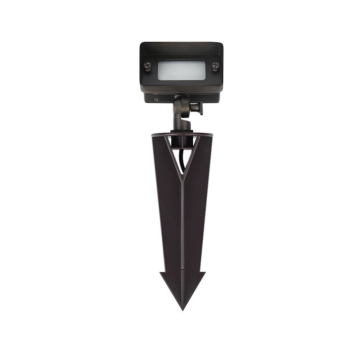 Elitco Lighting Aera Outdoor 12V Cast Brass Flood Light 2x4x6", Bronze