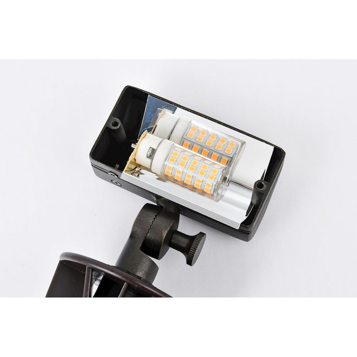 Elitco Lighting Aera Outdoor 12V Cast Brass Flood Light 2x4x6", Bronze
