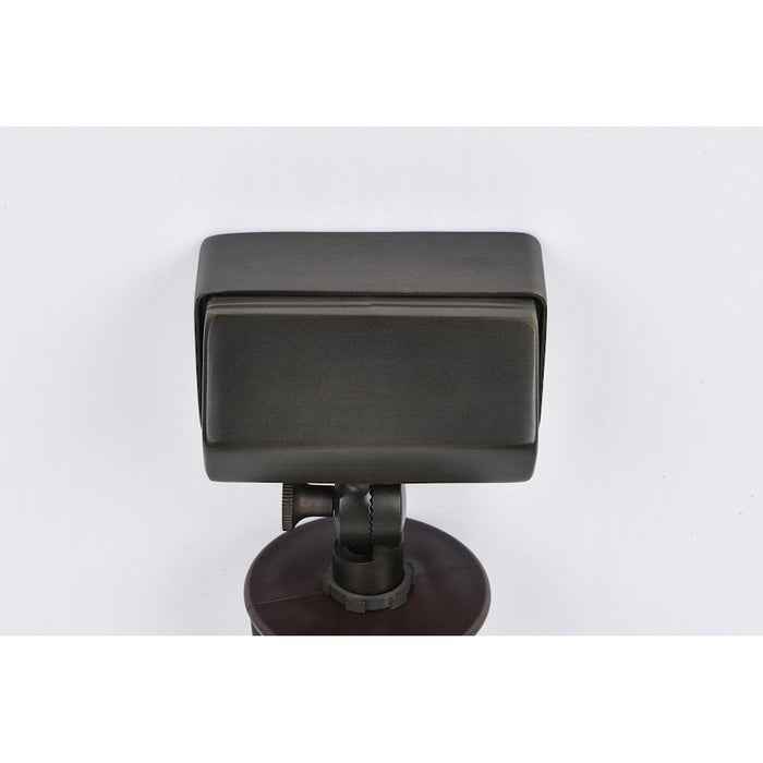 Elitco Lighting Aera Outdoor 12V Cast Brass Flood Light 2x4x6", Bronze