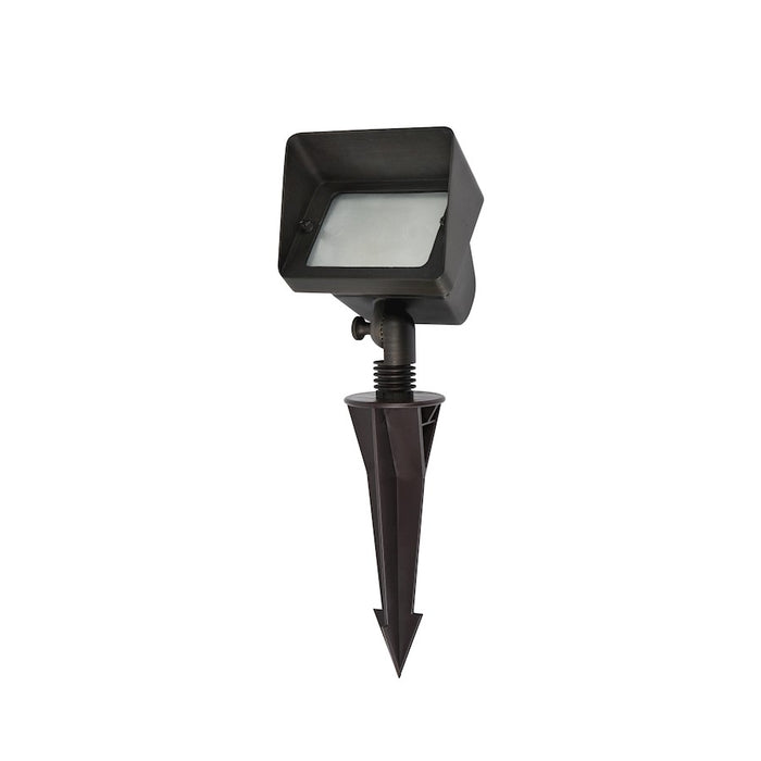 Elitco Lighting Aera Outdoor 12V Cast Brass Flood Light, BZ