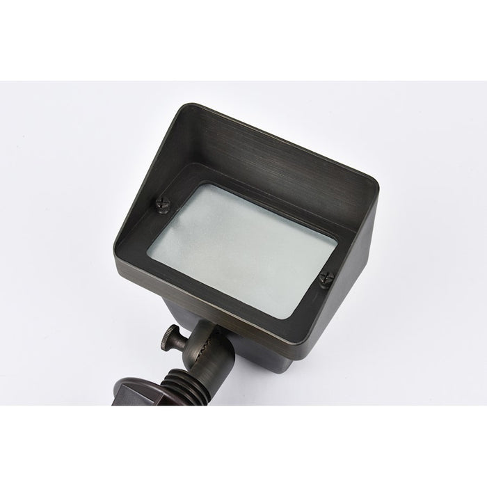 Elitco Lighting Aera Outdoor 12V Cast Brass Flood Light, BZ