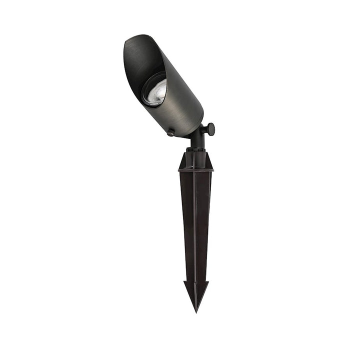 Elitco Lighting Aera Outdoor 12V Cast Brass Spot Light 2.25x8, Bronze