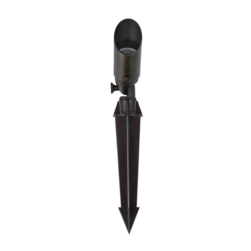 Elitco Lighting Aera Outdoor 12V Cast Brass Spot Light 1.75x4.5, BZ