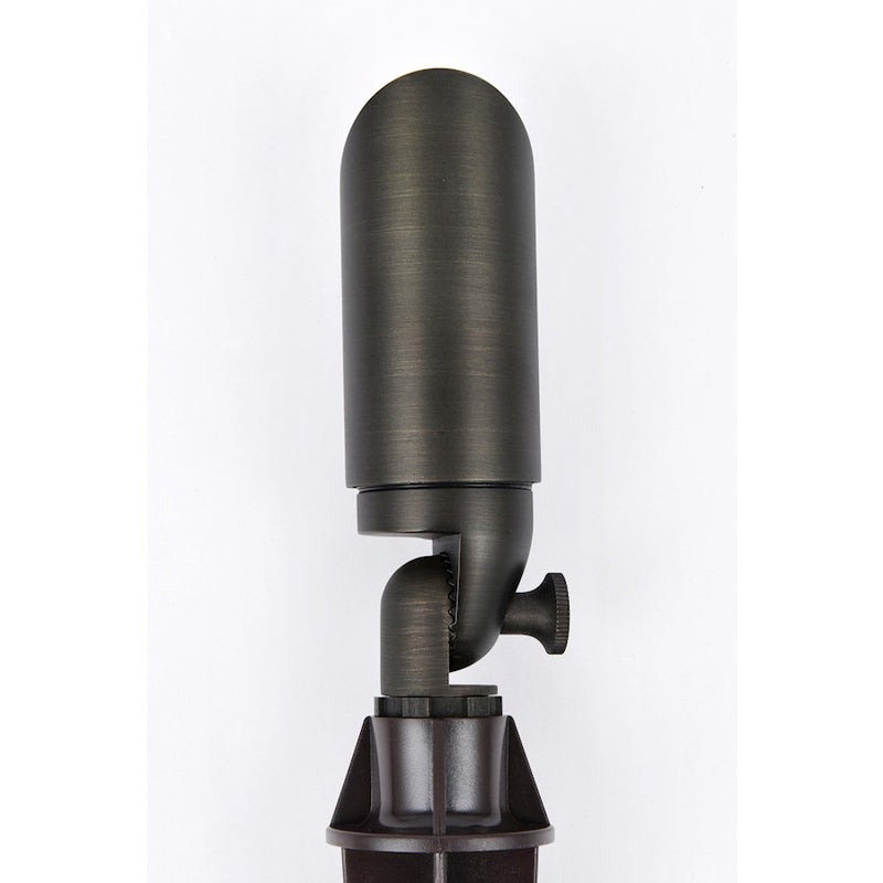 Elitco Lighting Aera Outdoor 12V Cast Brass Spot Light 1.75x4.5, BZ