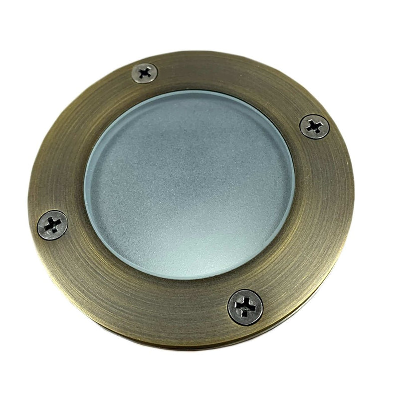 Elitco Lighting Aera 1 Lt Landscape 4x15 Well, Antique Brass