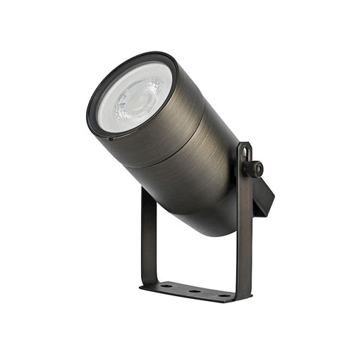 Elitco Lighting Aera Outdoor 12V Cast Brass Spot Light 2x4.5, Bronze