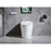 Elegant Kitchen/Bath Kano Smart Round Bidet Toilet, Glossy White