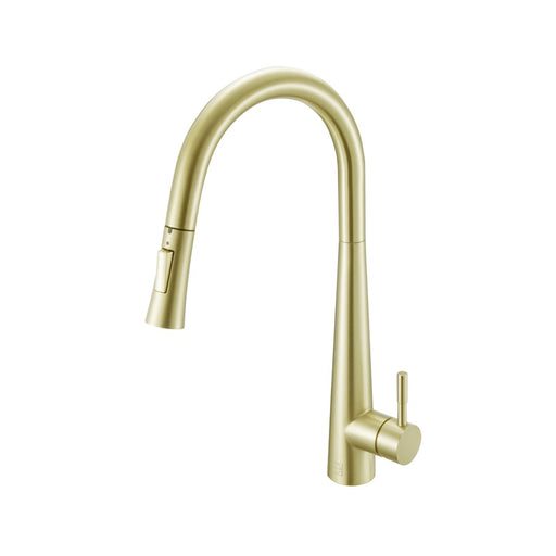 Elegant Lighting Lucas Kitchen Faucet, Brushed Gold
