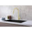 Elegant Lighting Lucas Kitchen Faucet, Brushed Gold