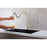 Elegant Lighting Lucas Kitchen Faucet, Brushed Gold