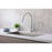 Elegant Lighting Lucas Kitchen Faucet, Brushed Nickel