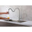 Elegant Lighting Lucas Kitchen Faucet, Brushed Nickel