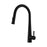 Elegant Lighting Lucas Kitchen Faucet, Matte Black