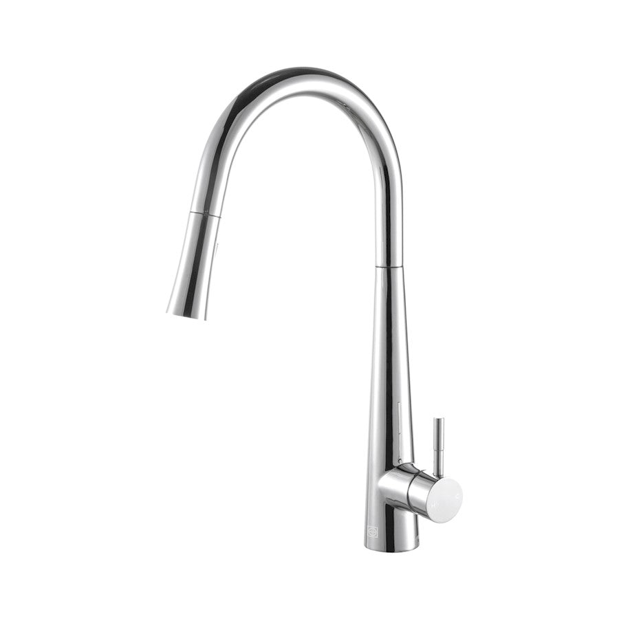 Elegant Lighting Lucas Kitchen Faucet, Chrome