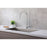 Elegant Lighting Lucas Kitchen Faucet, Chrome