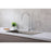 Elegant Lighting Lucas Kitchen Faucet, Chrome