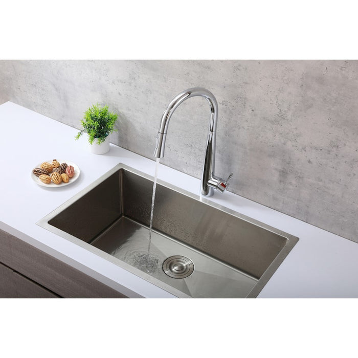 Elegant Lighting Lucas Kitchen Faucet, Chrome