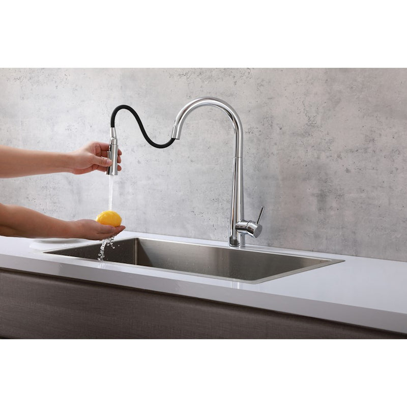 Elegant Lighting Lucas Kitchen Faucet, Chrome