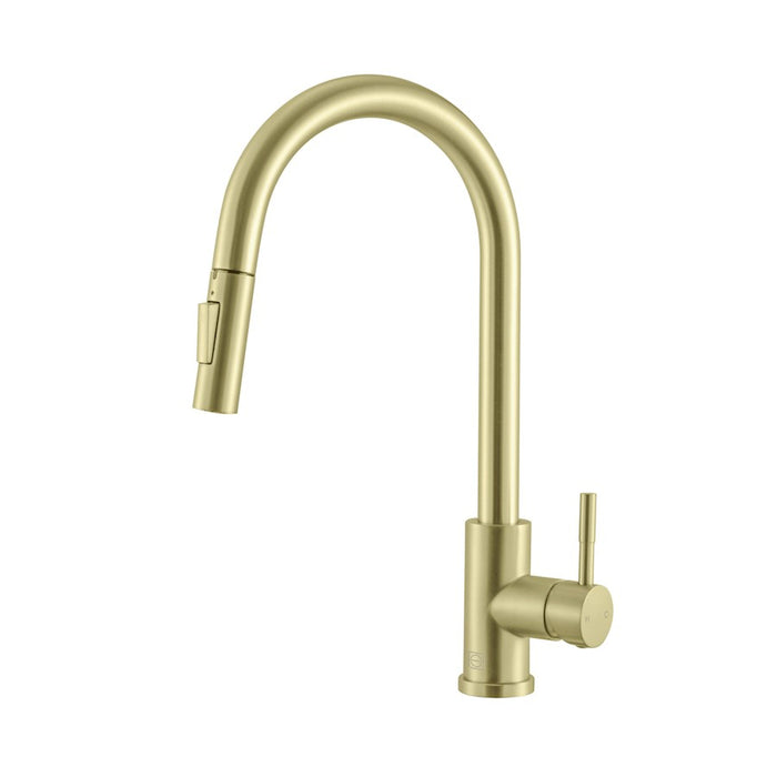 Elegant Lighting Jack Kitchen Faucet, Brushed Gold