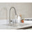 Elegant Lighting Jack Kitchen Faucet, Brushed Nickel