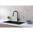 Elegant Lighting Jack Kitchen Faucet, Matte Black