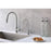 Elegant Lighting Rian Kitchen Faucet, Brushed Nickel