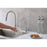 Elegant Lighting Rian Kitchen Faucet, Brushed Nickel