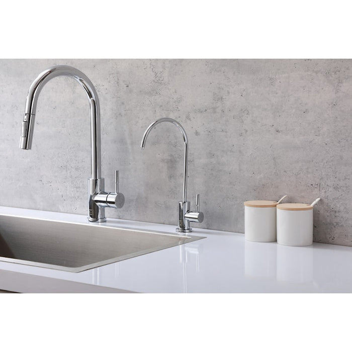 Elegant Lighting Rian Kitchen Faucet, Chrome