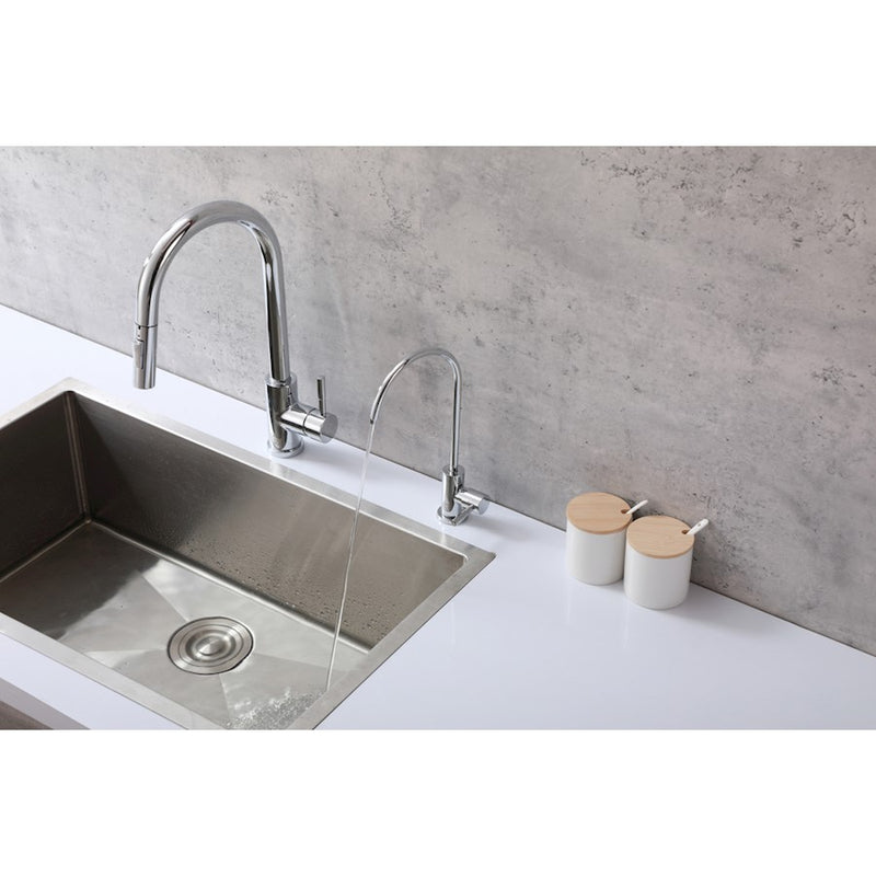 Elegant Lighting Rian Kitchen Faucet, Chrome