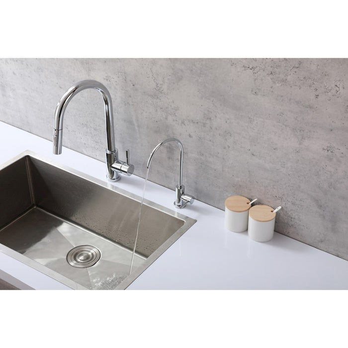 Elegant Lighting Rian Kitchen Faucet, Chrome