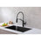 Elegant Lighting Leonardo Kitchen Faucet, Matte Black