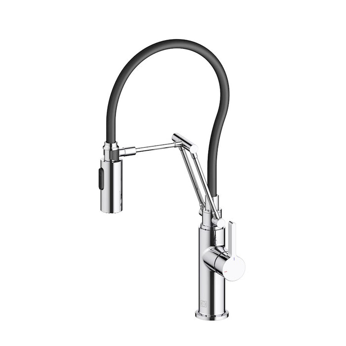 Elegant Lighting Leonardo Kitchen Faucet, Chrome