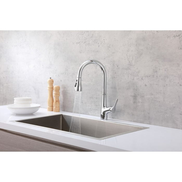 Elegant Lighting Andrea Kitchen Faucet, Chrome