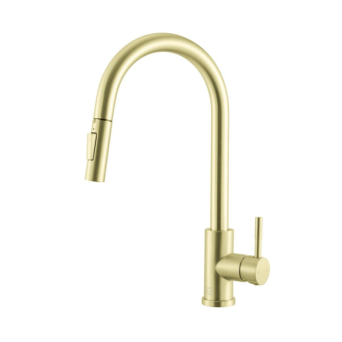 Elegant Lighting Luca Kitchen Faucet, Brushed Gold