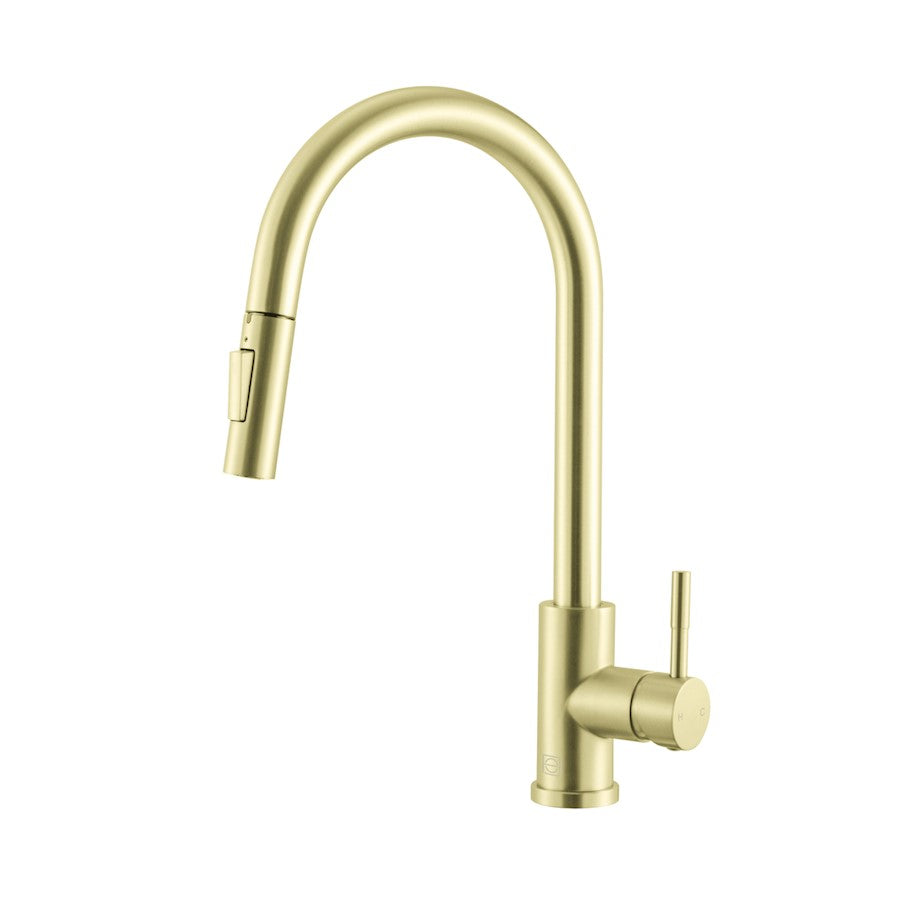 Elegant Lighting Luca Kitchen Faucet, Brushed Gold