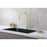 Elegant Lighting Luca Kitchen Faucet, Brushed Gold