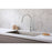 Elegant Lighting Luca Kitchen Faucet, Brushed Nickel