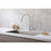 Elegant Lighting Luca Kitchen Faucet, Brushed Nickel
