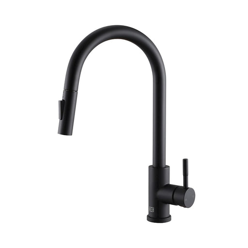 Elegant Lighting Luca Kitchen Faucet, Matte Black