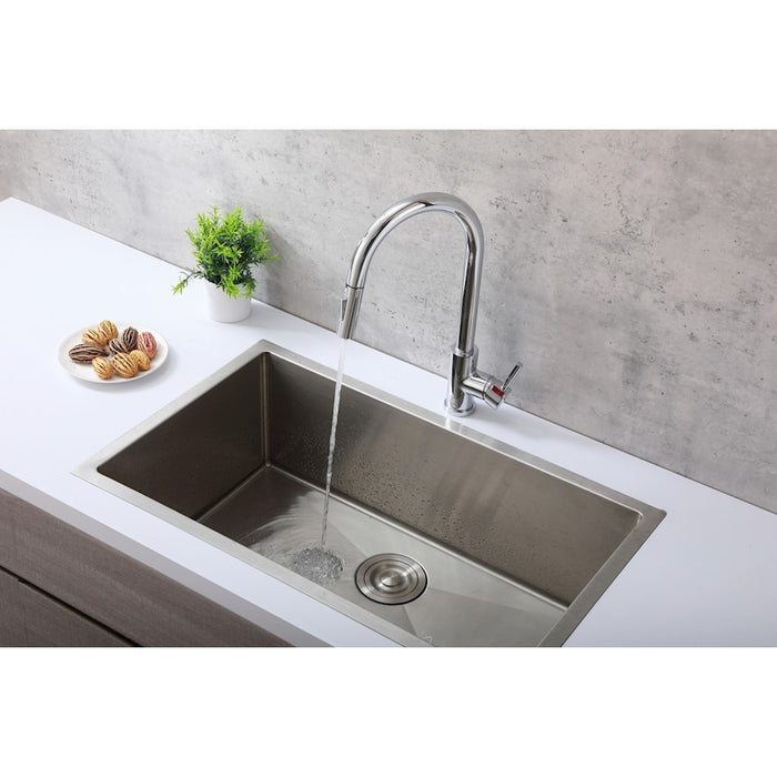 Elegant Lighting Luca Kitchen Faucet, Chrome