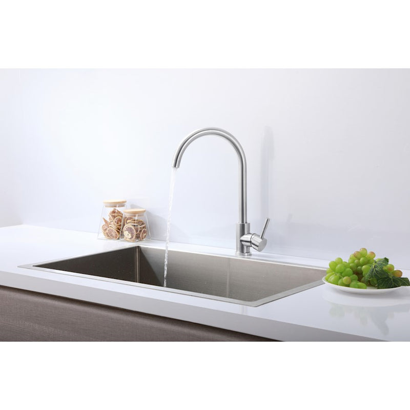 Elegant Lighting Finn Kitchen Faucet, Brushed Nickel