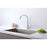 Elegant Lighting Finn Kitchen Faucet, Brushed Nickel